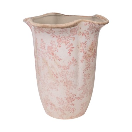 Florero Romimex Beige Rosa Porcelana 20 x 24 x 20 cm de Romimex, Jarrones - Ref: D1616334, Precio: 31,38 €, Descuento: %