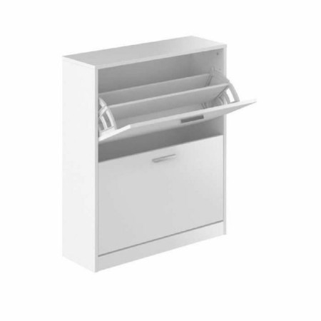 Shoe Rack ABS Melamin 74 x 25 x 87,4 cm White by BigBuy Home, Wardrobe storage accessories - Ref: S7152302, Price: 101,22 €, ...