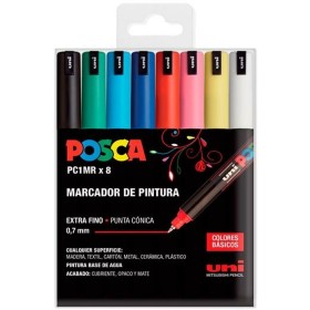 Set of Markers POSCA PC-1MR Multicolour (8 Pieces)