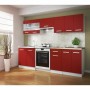 Móvel de cozinha Vermelho PVC Cristal Plástico Melamina 80 x 31 x 55 cm de BigBuy Home, Sistemas de armário - Ref: S7152305, ...