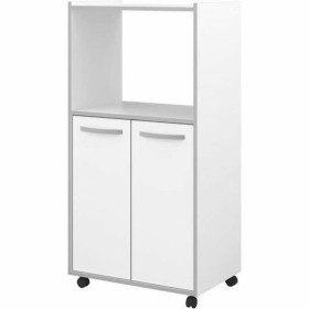 Mobiliário Auxiliar Cinzento Melamina Cromado 60 x 43 x 118 cm de BigBuy Home, Módulos - Ref: S7152318, Preço: 115,46 €, Desc...