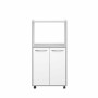 Mueble Auxiliar Gris Melamina Cromado 60 x 43 x 118 cm de BigBuy Home, Módulos - Ref: S7152318, Precio: 115,46 €, Descuento: %