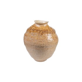 Vase Romimex Beige Mustard Porcelain 31 x 39 x 34 cm by Romimex, Vases - Ref: D1616348, Price: 92,81 €, Discount: %