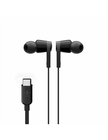 Auriculares con Micrófono Belkin G3H0002BTBLK Negro | Tienda24 Tienda24.eu