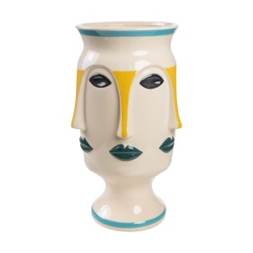 Vase Romimex Multicolour Ceramic Face 24 x 40 x 24 cm by Romimex, Vases - Ref: D1616359, Price: 77,95 €, Discount: %