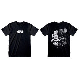 Camisola de Manga Curta Star Wars Collage Preto Unissexo de Star Wars, T-shirts - Ref: D0800477, Preço: 26,77 €, Desconto: %