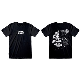 T shirt à manches courtes Star Wars Collage Noir Unisexe de Star Wars, T-shirts - Réf : D0800477, Prix : 26,77 €, Remise : %