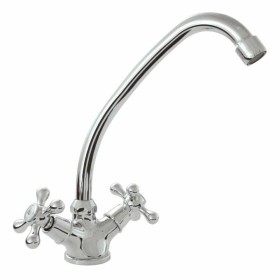 Mixer Tap Rousseau BEVERLEY Stainless steel Brass by Rousseau, Kitchen taps - Ref: S7152873, Price: 52,96 €, Discount: %