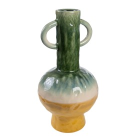 Vaso Romimex Multicolor Cerâmica 23 x 43 x 23 cm Com pegas de Romimex, Jarrões - Ref: D1616374, Preço: 76,45 €, Desconto: %