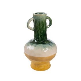 Vase Romimex Multicouleur Céramique 18 x 29 x 18 cm Avec des poignées de Romimex, Vases - Réf : D1616376, Prix : 50,72 €, Rem...