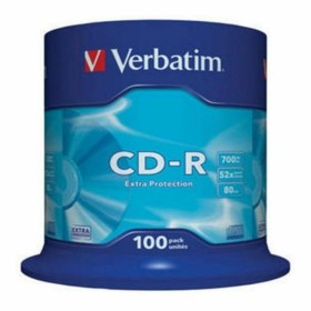 CD-R Verbatim Extra Protection 52x 100 Unités 700 MB 52x Verbatim - 1