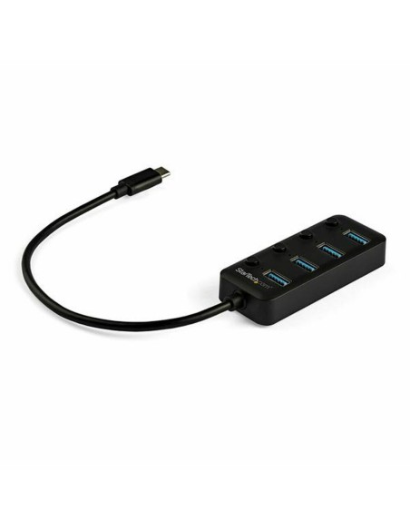 Hub USB Startech HB30C4AIB Negro | Tienda24 Tienda24.eu