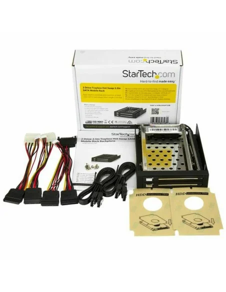 Housing for Hard Disk Startech HSB220SAT25B 2,5" | Tienda24 Tienda24.eu