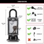 Safe Master Lock 5440EURD Schlüssel Schwarz/Silberfarben Zink 18 x 8 x 6 cm (1 Stück) | Tienda24 - Global Online Shop Tienda24.eu