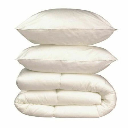 Edredón 240 x 260 cm Blanco 400 g /m² Cálido de BigBuy Home, Edredones y fundas para edredón - Ref: S7153374, Precio: 77,20 €...