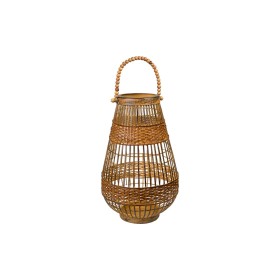 Lantern Romimex Brown Metal 23 x 38 x 23 cm by Romimex, Candelabras and candle holders - Ref: D1616412, Price: 57,18 €, Disco...