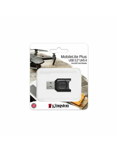 Lecteur de Cartes USB Kingston MLPM Noir | Tienda24 Tienda24.eu