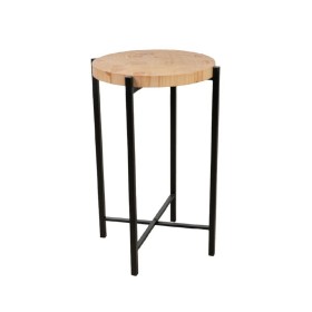 Table d'appoint Romimex Marron Beige Métal Marbre 35 x 57 x 35 cm de Romimex, Tables - Réf : D1616433, Prix : 137,65 €, Remis...