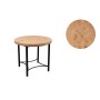 Table d'appoint Romimex Noir Naturel Métal Bois de pin 50 x 52 x 50 cm de Romimex, Tables - Réf : D1616434, Prix : 188,99 €, ...