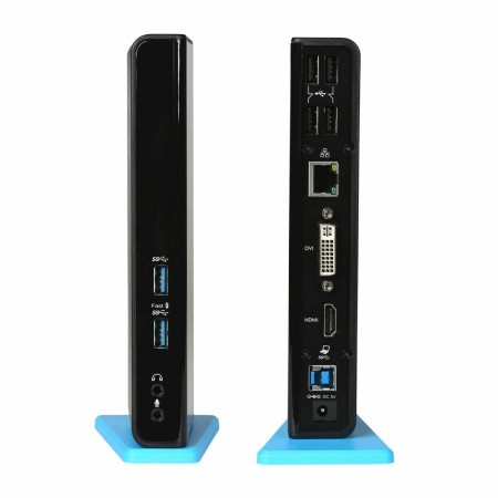 Hub USB i-Tec USB 3.0 Dual Docking Station HDMI DVI Negro de i-Tec, Hubs USB - Ref: S7154471, Precio: 121,99 €, Descuento: %