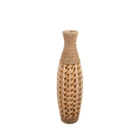 Floor vase Alexandra House Living Brown PVC Natural Fibre 24 x 80 x 24 cm by Alexandra House Living, Vases - Ref: D1616440, P...