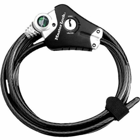 Cable con candado Master Lock 8428EURDPRO Negro de Master Lock, Candados - Ref: S7155608, Precio: 37,22 €, Descuento: %