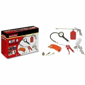 Kit de accesorios para compresor de aire MECAFER 8 Piezas de MECAFER, Accesorios de herramientas neumáticas - Ref: S7155906, ...