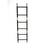 Hat stand Romimex Black wicker Fir wood Staircase 49 x 180 x 4 cm by Romimex, Coat Racks - Ref: D1616453, Price: 141,76 €, Di...