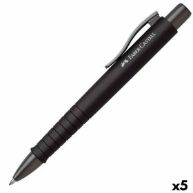 Bolígrafo Faber-Castell Poly Ball XB Negro (5 Unid