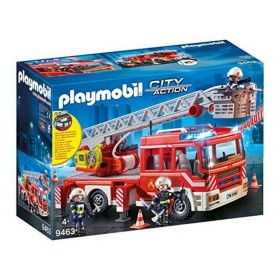 Jeu de Véhicules City Action Playmobil 9463 (14 pcs) Camion de Pompiers de Playmobil, Playsets de figurines de jouets - Réf :...