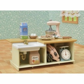 Figuras de Ação Sylvanian Families 5442 SYLVANIAN FAMILIES Kitchen land de Sylvanian Families, Bonecos e figuras de ação - Re...