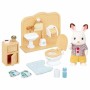 Personaggi d'Azione Sylvanian Families Chocolate Rabbit and Toilet Set | Tienda24 - Global Online Shop Tienda24.eu