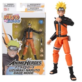 Jointed Figure Naruto Anime Heroes - Uzumaki Naruto Sage Mode 17 cm by Naruto, Jointed - Ref: S7156942, Price: 40,90 €, Disco...