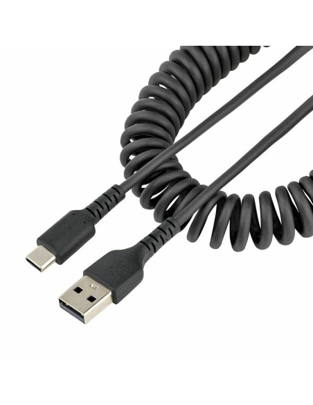 USB A zu USB-C-Kabel Startech R2ACC-1M-USB-CABLE Schwarz 1 m | Tienda24 Tienda24.eu