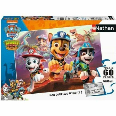 Puzzle Nathan Paw Patrol to the rescue of the dinosaurs 60 Stücke | Tienda24 - Global Online Shop Tienda24.eu