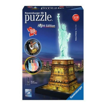 3D Puzzle Night Edition Ravensburger 12596 (108 pcs) 216 Stücke von Ravensburger, 3D-Puzzles - Ref: S7157232, Preis: 51,57 €,...