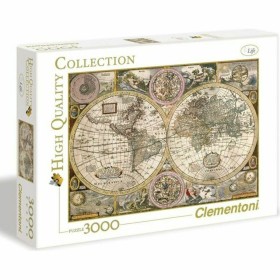 Puzzle Clementoni Old Map 33531.2 188 x 84 cm 3000 Pièces de Clementoni, Puzzles classiques - Réf : S7157257, Prix : 42,19 €,...