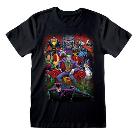 Kurzarm-T-Shirt DC Comics Villains Schwarz Unisex von DC Comics, T-Shirts - Ref: D0800484, Preis: 23,79 €, Rabatt: %