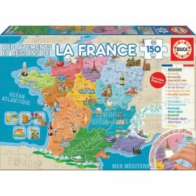 Child's Puzzle Educa Departments and Regions of France 150 Pieces Map by Educa, Jigsaws - Ref: S7157345, Price: 26,74 €, Disc...