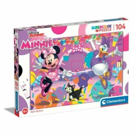 Kinderpuzzle Clementoni SuperColor Minnie 25735 48,5 x 33,5 cm 104 Stücke von Clementoni, Klassische Puzzles - Ref: S7157434,...