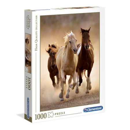 Puzzle Clementoni Wild Horses 391684 67,7 x 47,7 cm 1000 Piezas de Clementoni, Puzzles - Ref: S7157470, Precio: 27,68 €, Desc...