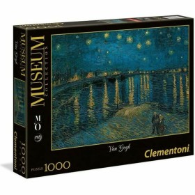 Puzzle Clementoni Museum Collection - Van Gogh Starry night on the Rhone 393442 69 x 50 cm 1000 Pièces de Clementoni, Puzzles...