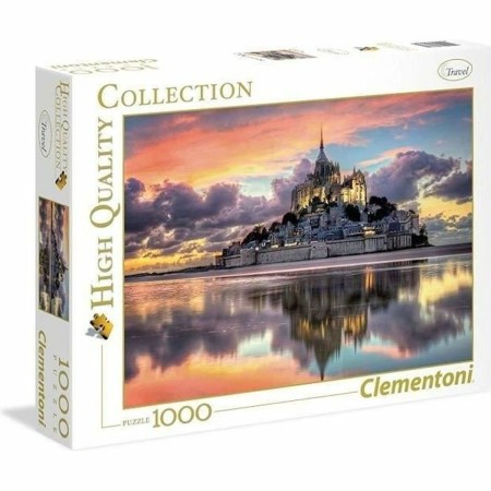 Puzzle Clementoni The magnificent Mont Saint-Michel 39367.1 98 x 33 cm 1000 Stücke von Clementoni, Klassische Puzzles - Ref: ...