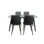 Table set with chairs Romimex 5 Pieces Romimex - 13