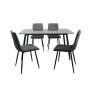 Table set with chairs Romimex 5 Pieces Romimex - 14