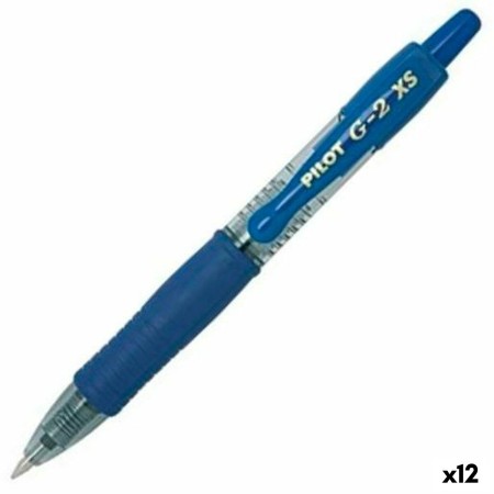 Bolígrafo Roller Pilot G-2 XS Retráctil Azul 0,4 mm (12