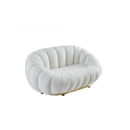 Sofa Romimex White 90 x 60 x 145 cm by Romimex, Sofas & Couches - Ref: D1616556, Price: 619,97 €, Discount: %