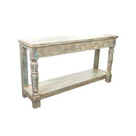 Console Romimex Marron Bois de manguier 150 x 80 x 39 cm de Romimex, Tables - Réf : D1616577, Prix : 653,48 €, Remise : %