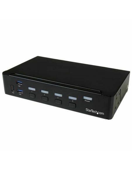 Switch KVM Startech SV431DPU3A2 4K Ultra HD USB 3.0 DisplayPort | Tienda24 Tienda24.eu