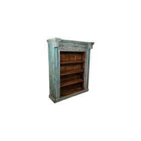 Librairie Romimex Marron Turquoise Bois de manguier 148 x 180 x 52 cm de Romimex, Bibliothèques - Réf : D1616586, Prix : 1,00...